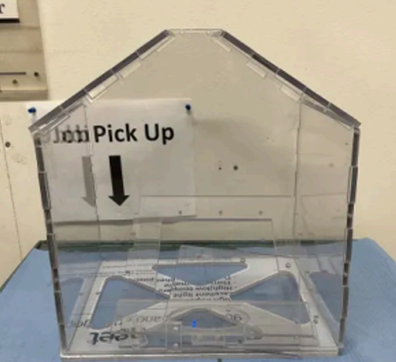 Manufactured polycarbonate aerial seeding tank prototype